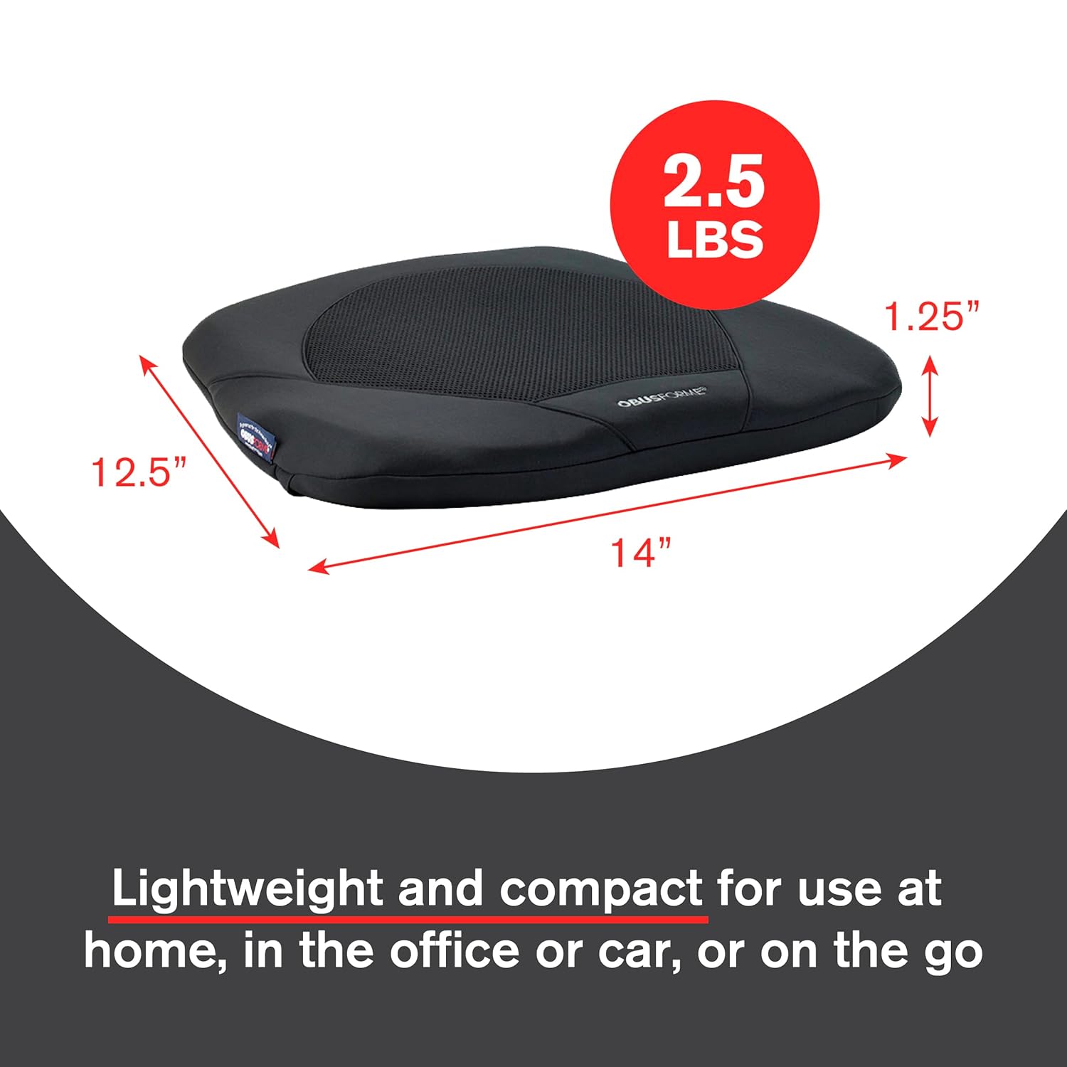 The Gel Seat By Obusforme Wheelchair / Chair Cushion