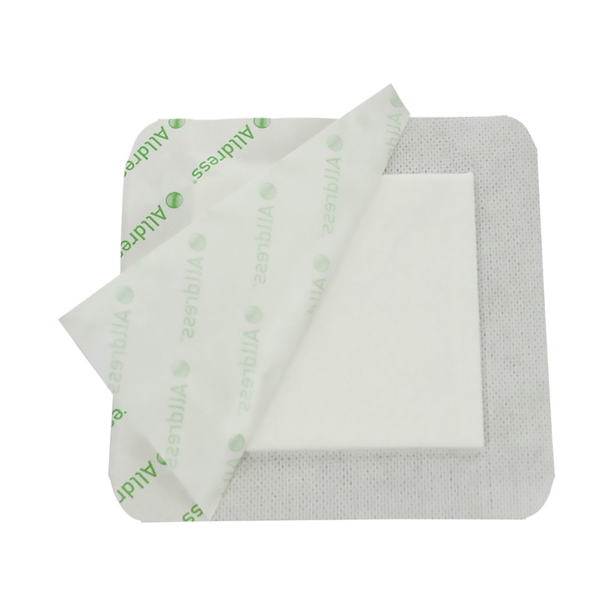 Composite Dressing Alldress 4 X 4 Inch Square Sterile Waterproof Film Backing,Packaging Type- Box