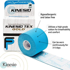 Kinesiology Tape Kinesio Tex Gold FP Beige 2 Inch X 5-1/2 Yard Cotton NonSterile