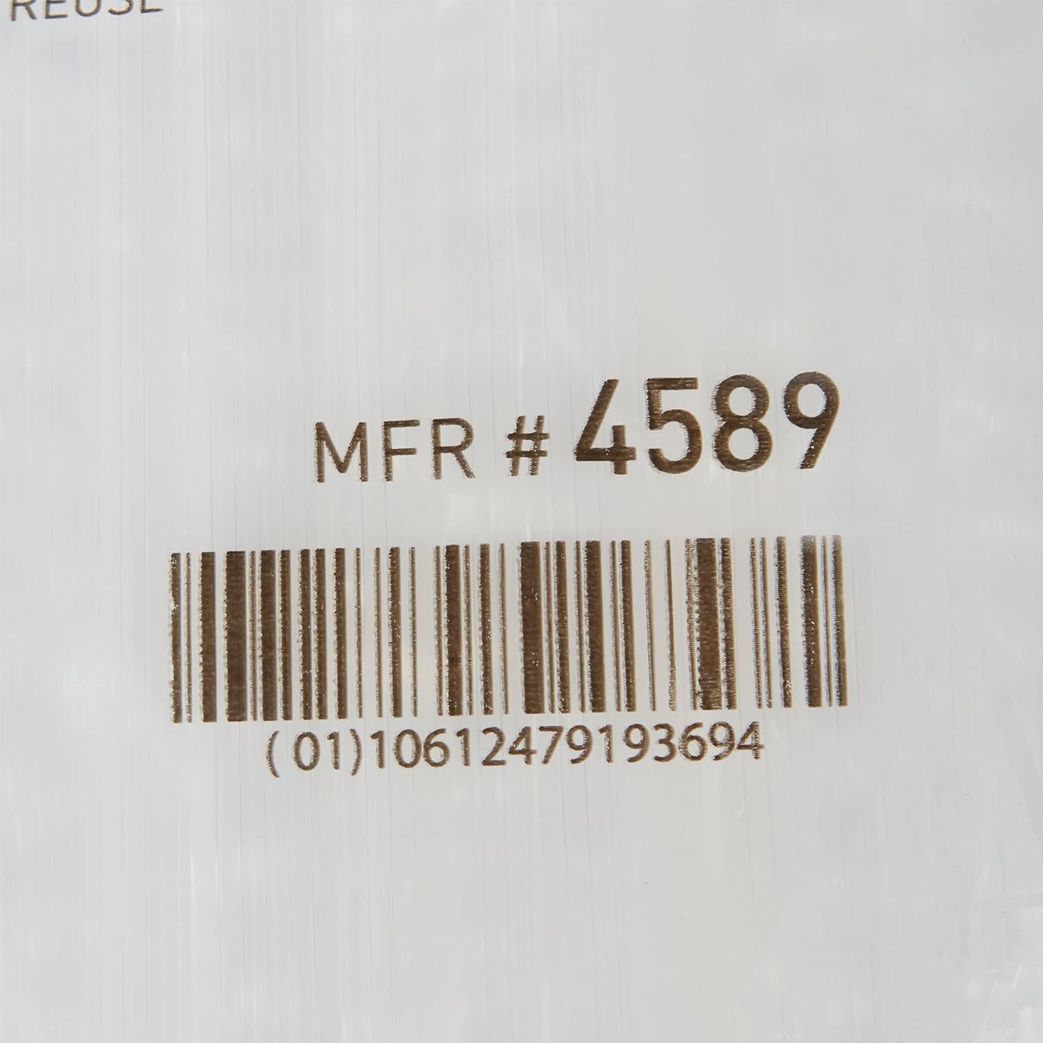 Reclosable Bag McKesson 12 X 12 Inch Polyethylene Clear Zipper Closure, Packaging Type- Case