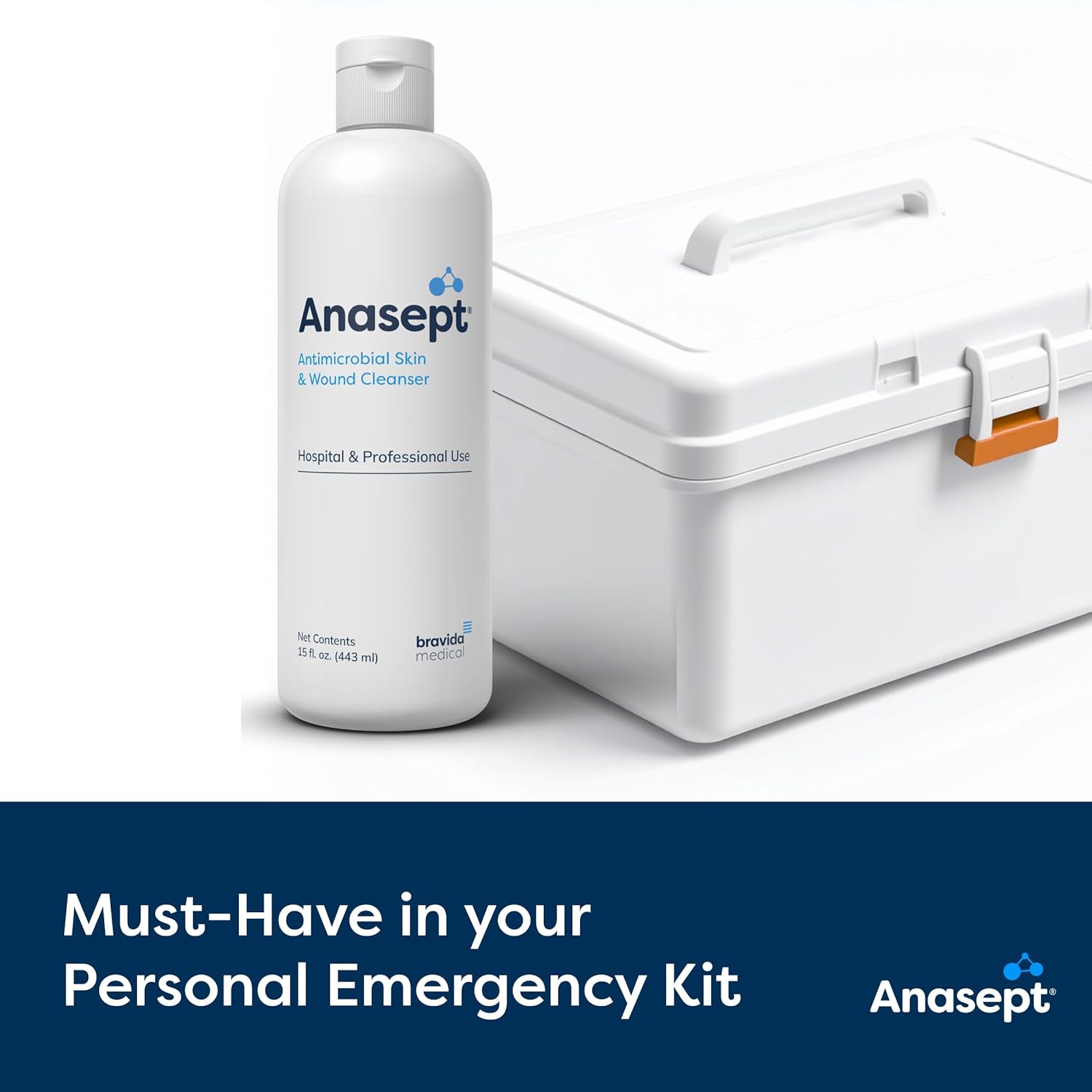 Wound Cleanser Anasept 8 oz. Spray Bottle NonSterile Antimicrobial, Packaging Type- Case