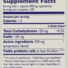 Kendy Usa Prebiotic Probiotic Symbiotic Actiflora Plus - 100 Capsules