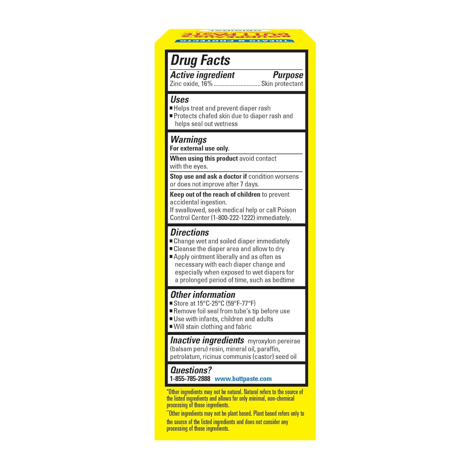 diaper rash treatment boudreauxs butt paste® 2 oz tube scented cream