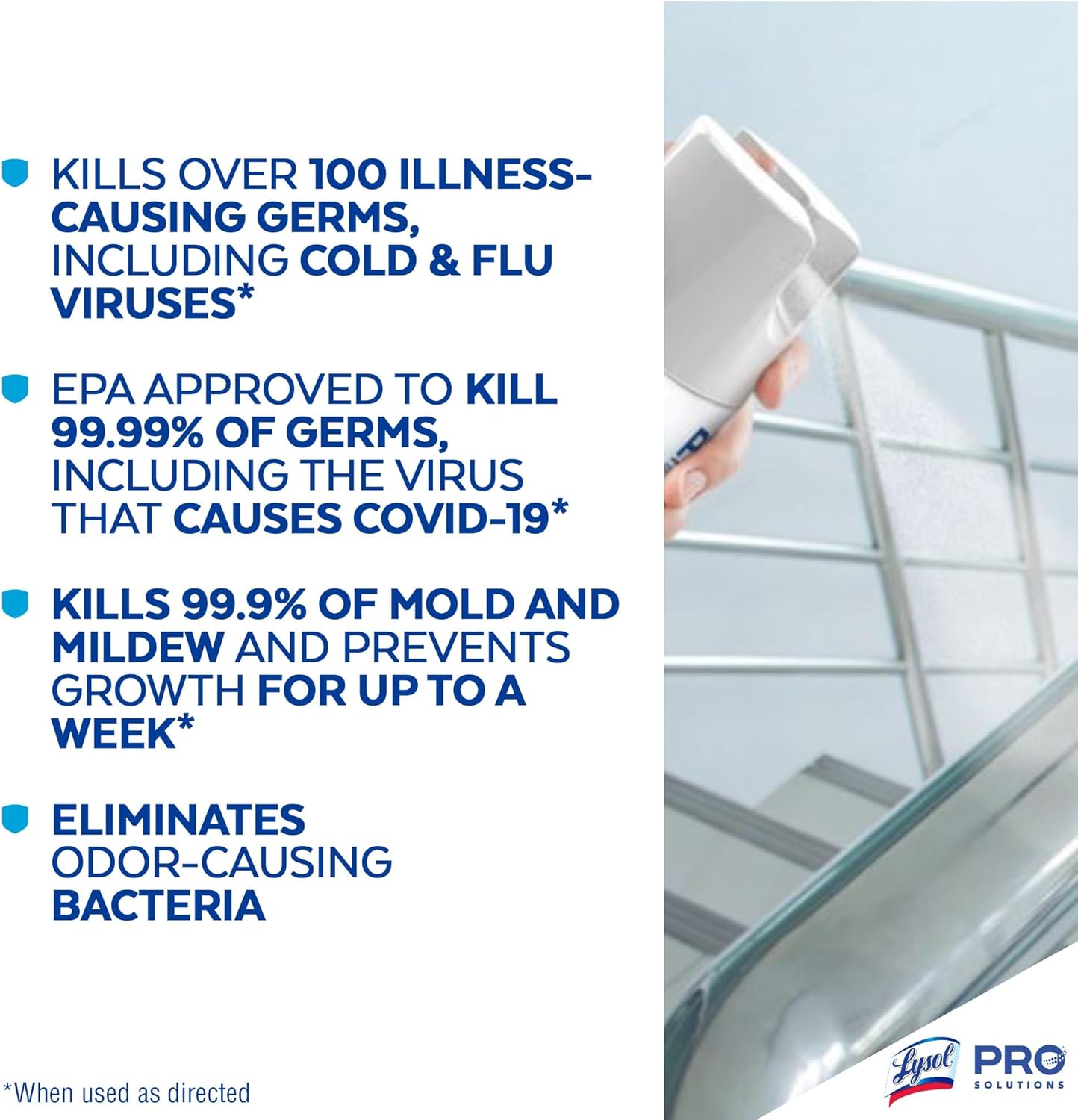 Lysol I.C. Surface Disinfectant Alcohol Based Aerosol Spray Liquid 19 oz. Can Scented NonSterile