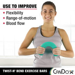 Cando Twist-n-bend Hand/wrist Exerciser  Green
