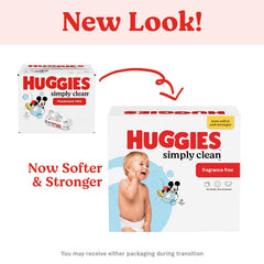 baby wipe huggies simply clean soft pack unscented 64 count packaging type case