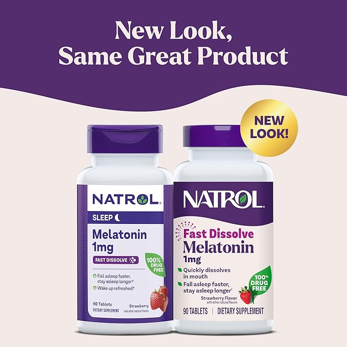 Natrol Melatonin Time Release - 1 Mg - 90 Tablets