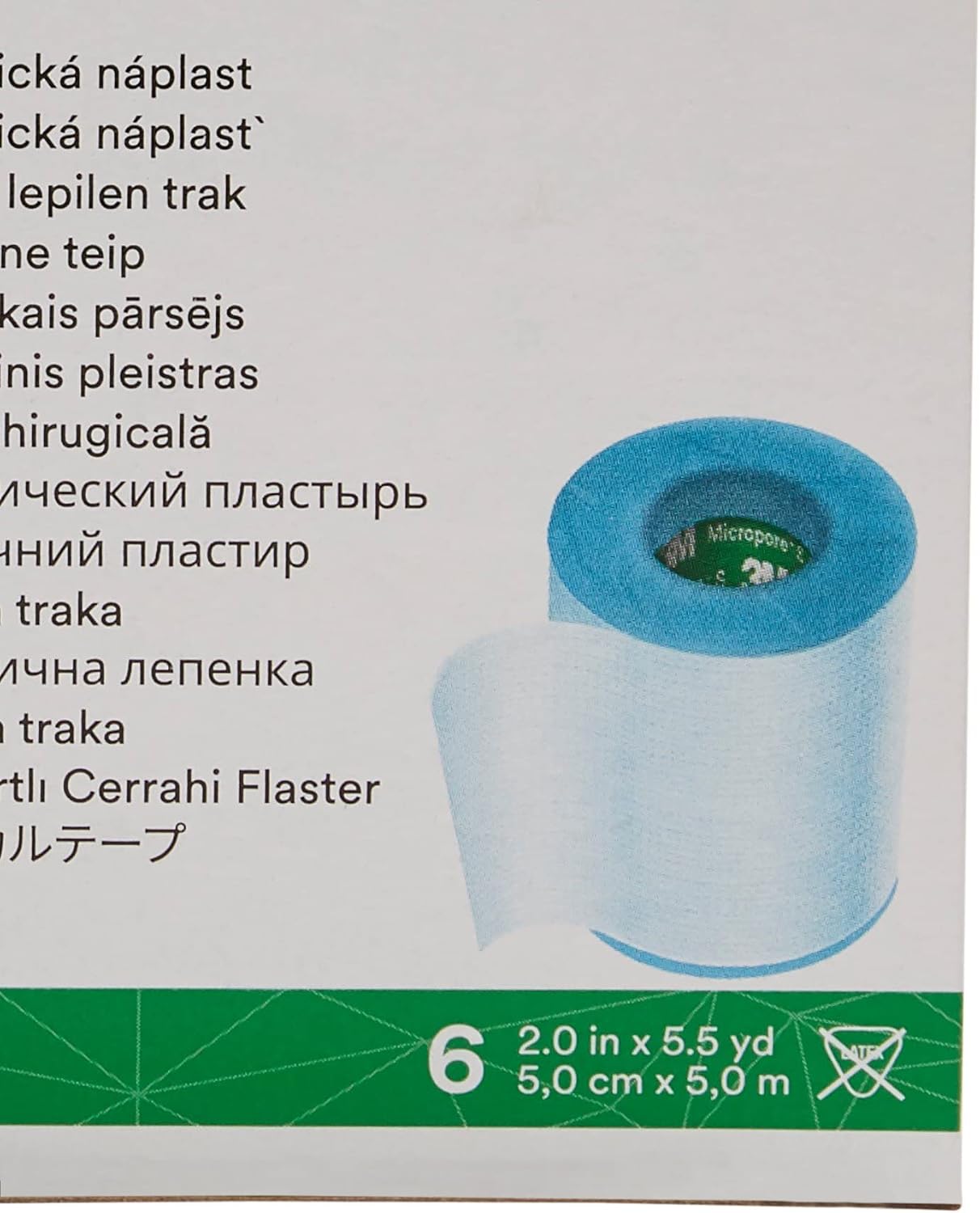 Medical Tape 3M Micropore S Blue 2 Inch X 5-1/2 Yard Silicone NonSterile, Packaging Type- Case