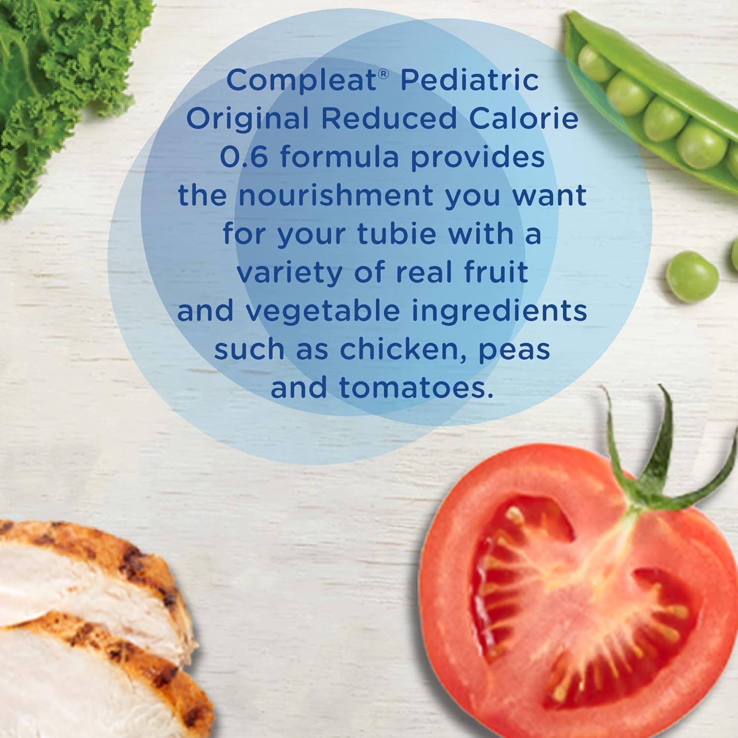 Pediatric Tube Feeding Formula Compleat Pediatric Original Reduced Calorie 0.6 Unflavored 8.45 oz. Reclosable Carton Liquid Real Food Ingredients,Packaging Type- Each