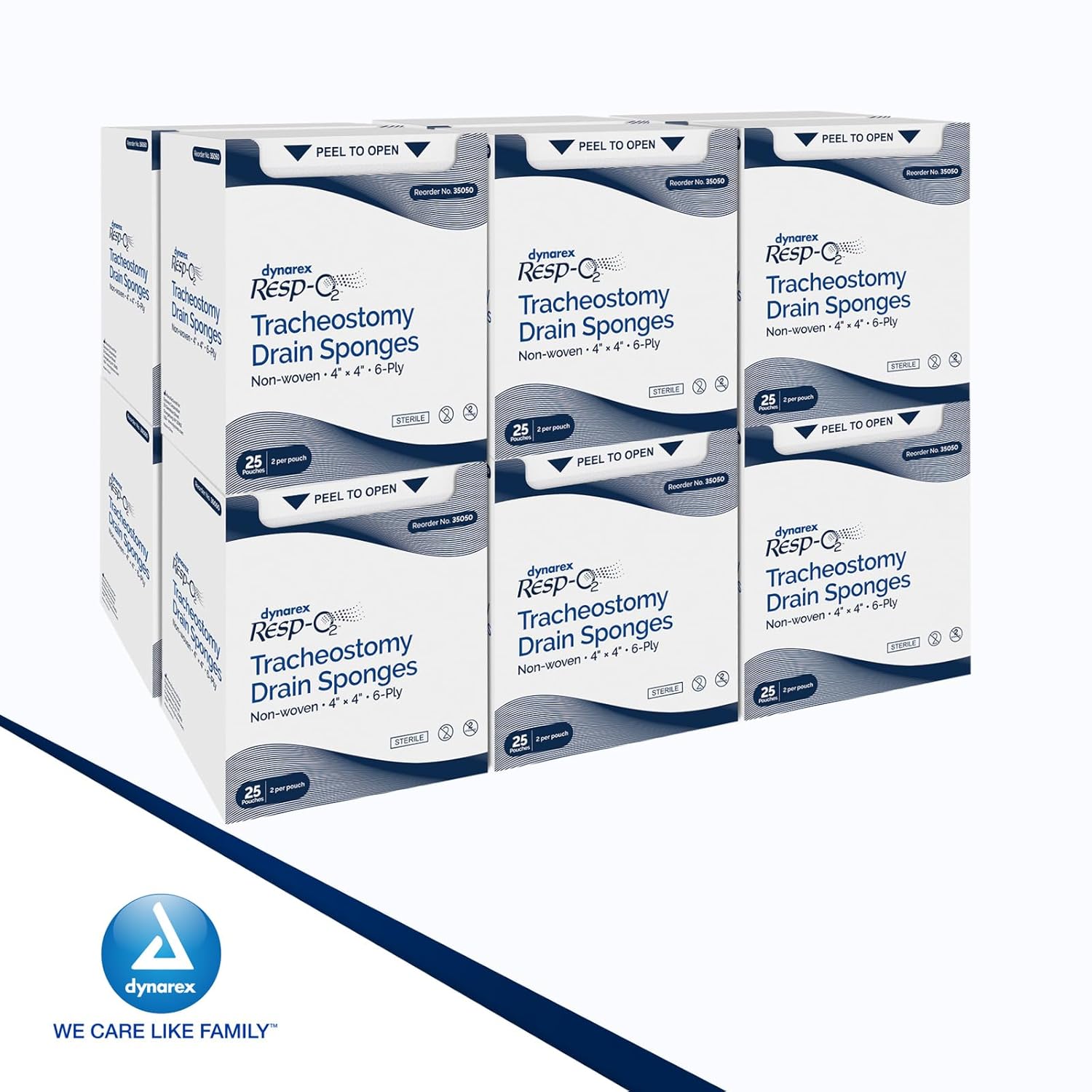 Dynarex Tracheostomy Sponges