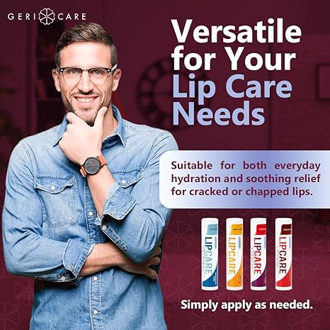 Lip Balm Geri-Care LipCare 0.15 oz. Tube, Packaging Type- Case