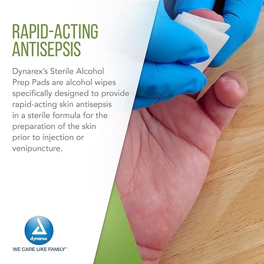 Alcohol Prep Pad - Sterile 50 pad per box