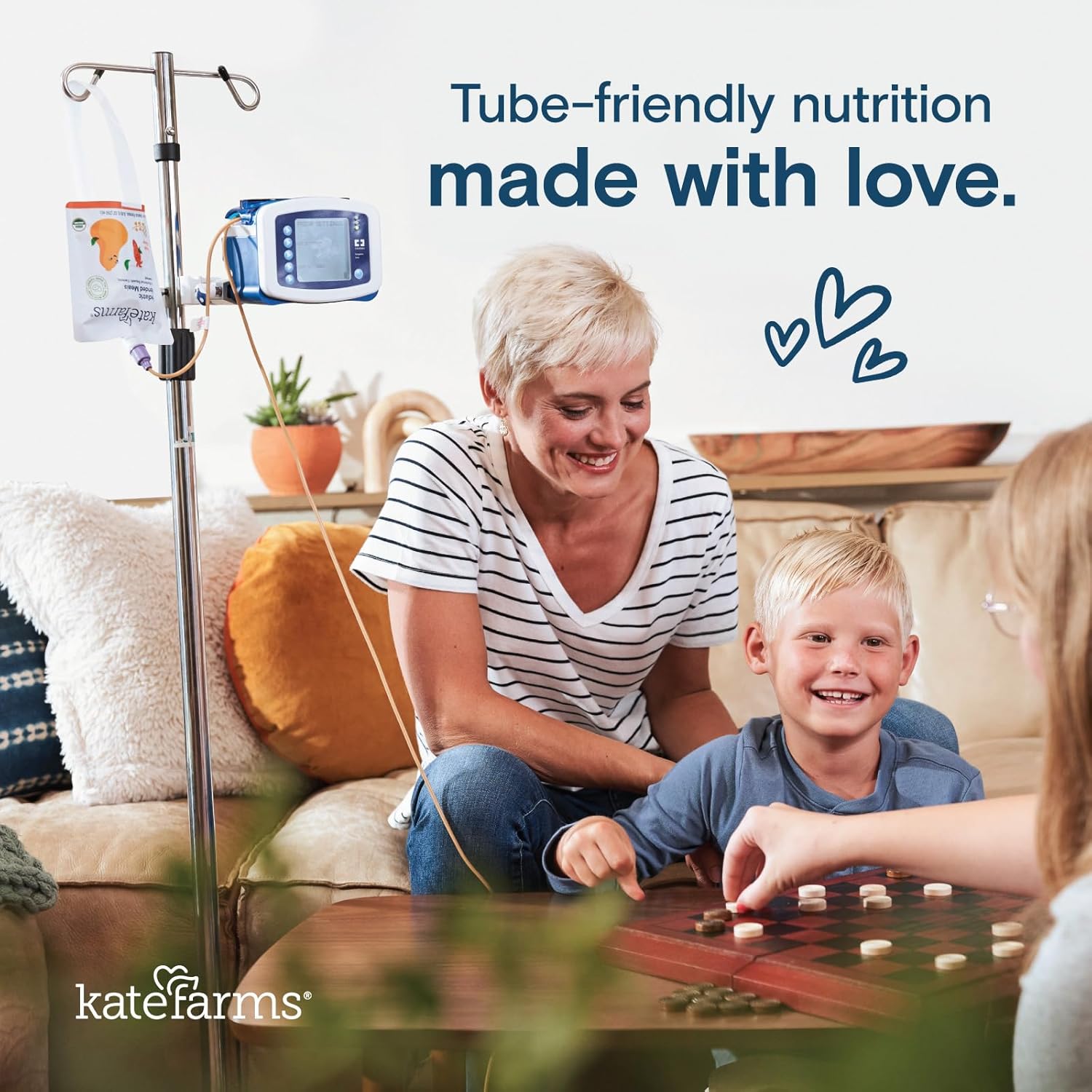 Pediatric Tube Feeding Formula Kate Farms Banana / Blueberry Flavor 8.45 oz. / 250 mL Pouch Liquid Organic Pea Protein,Packaging Type- Each