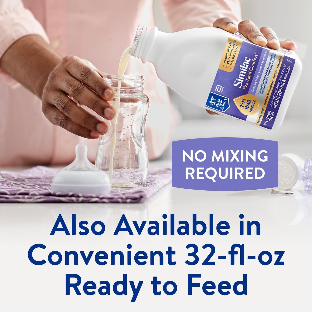Infant Formula Similac Pro-Total Comfort Unflavored 20.1 oz. Canister Powder Iron Lactose Sensitivity