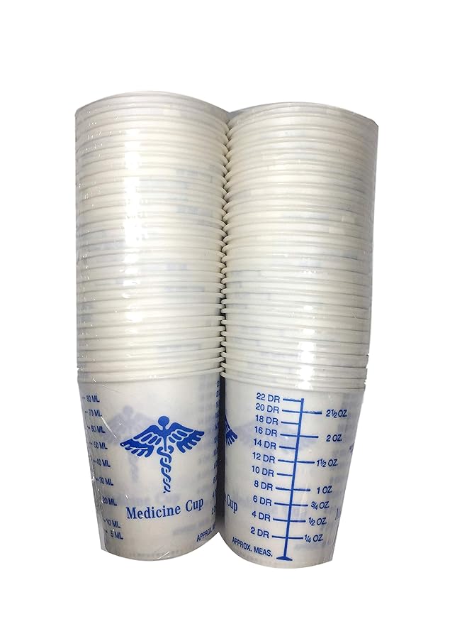 Medicine Cup Solo 3 oz. Medical Print Wax Coated Paper Disposable NonSterile, Packaging Type- Case