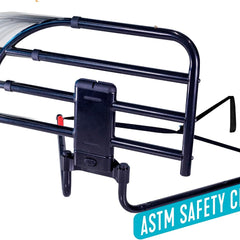 Able Life Click-N-Go Extendable Bed Rail for Wood Adjustable Bed Frames – Removable Handle for Seniors & Elderly. Fits King, Queen, Full & Twin Beds, ASTM Approved.