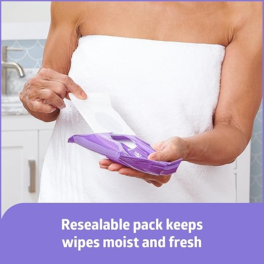 Rinse-Free Bath Wipe ReadyBath Luxe Soft Pack Scented 8 Count, Packaging Type- Case