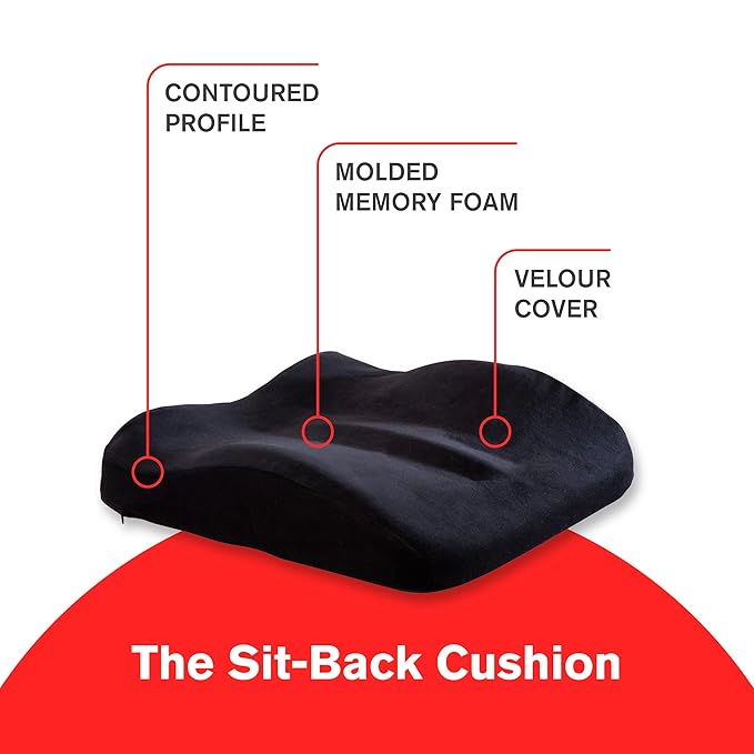 The Sitback Cushion Obusforme  Black
