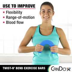 Cando Twist-n-bend Hand/wrist Exerciser  Blue