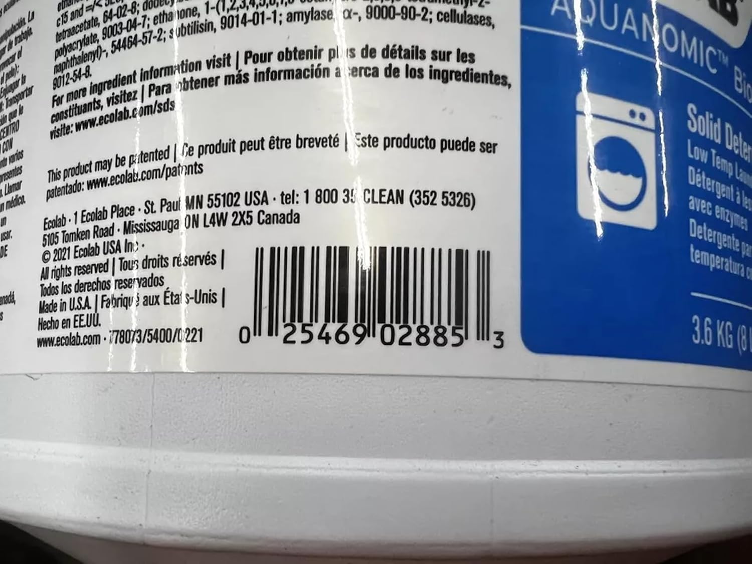 Laundry Detergent Aquanomic BioCare 8 lbs. Bottle Capsule Scented, Packaging Type- Case
