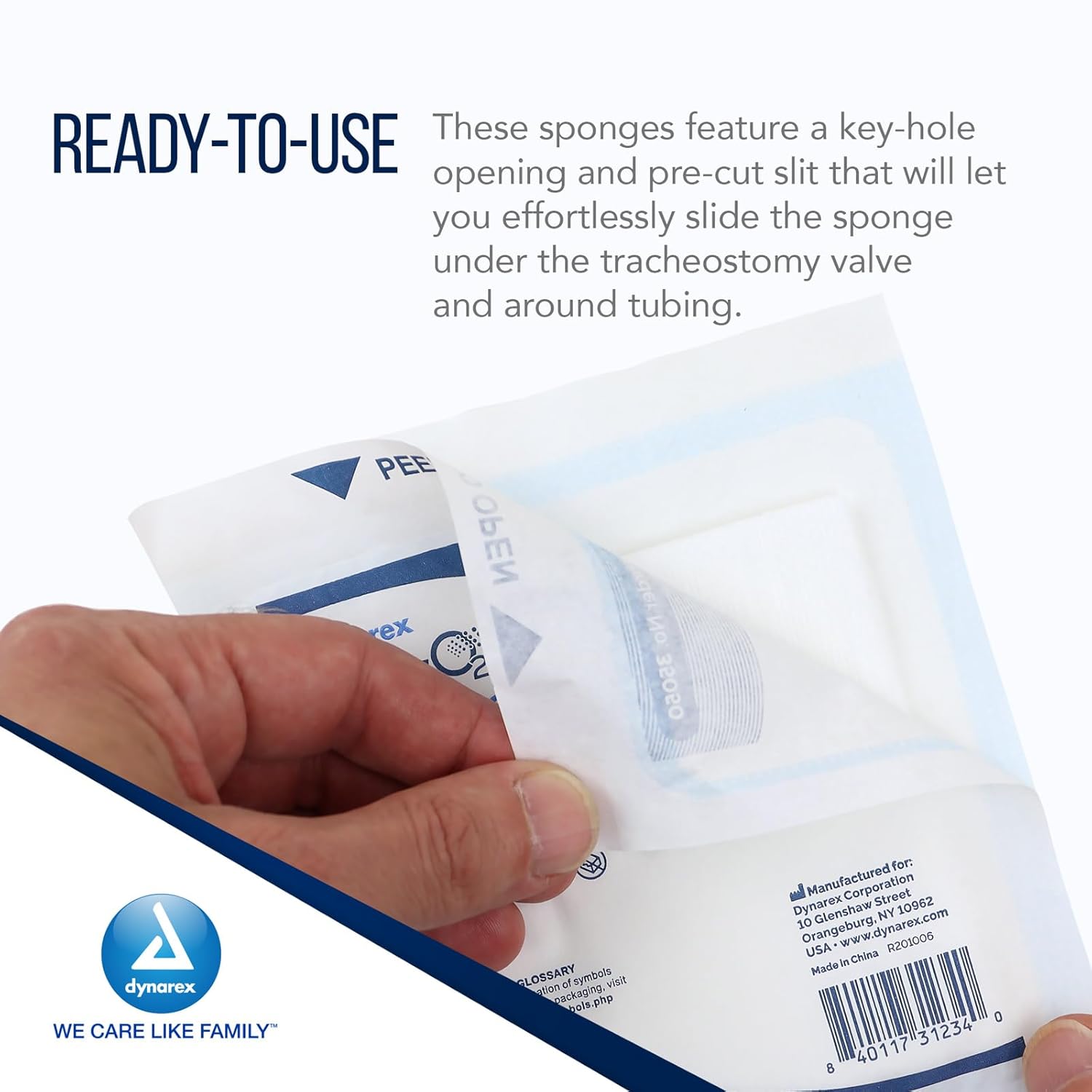 Dynarex Tracheostomy Sponges