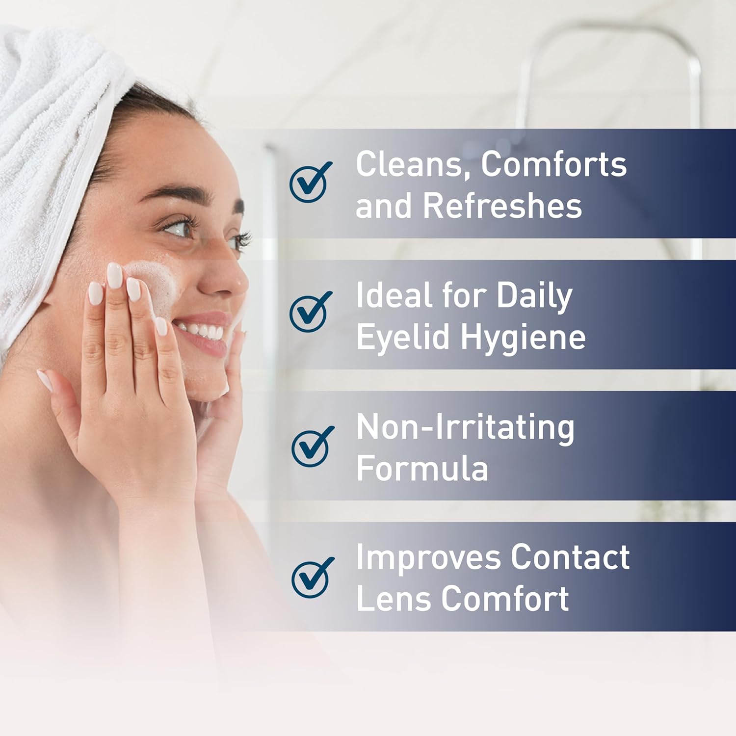Eyelid Cleanser OCuSOFT Lid Scrub 1.69 oz. Topical Foam,Packaging Type- Each
