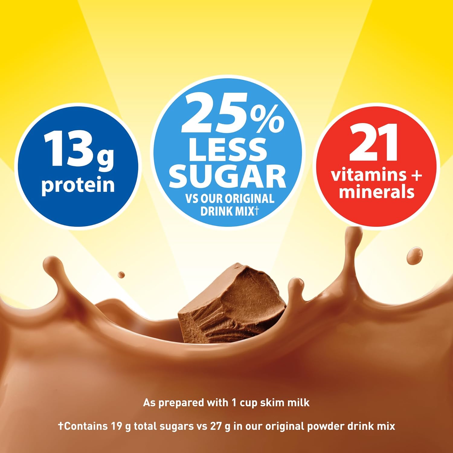 Oral Supplement Carnation Breakfast Essentials Light Start Rich Milk Chocolate Flavor Powder 0.705 oz. Individual Packet
