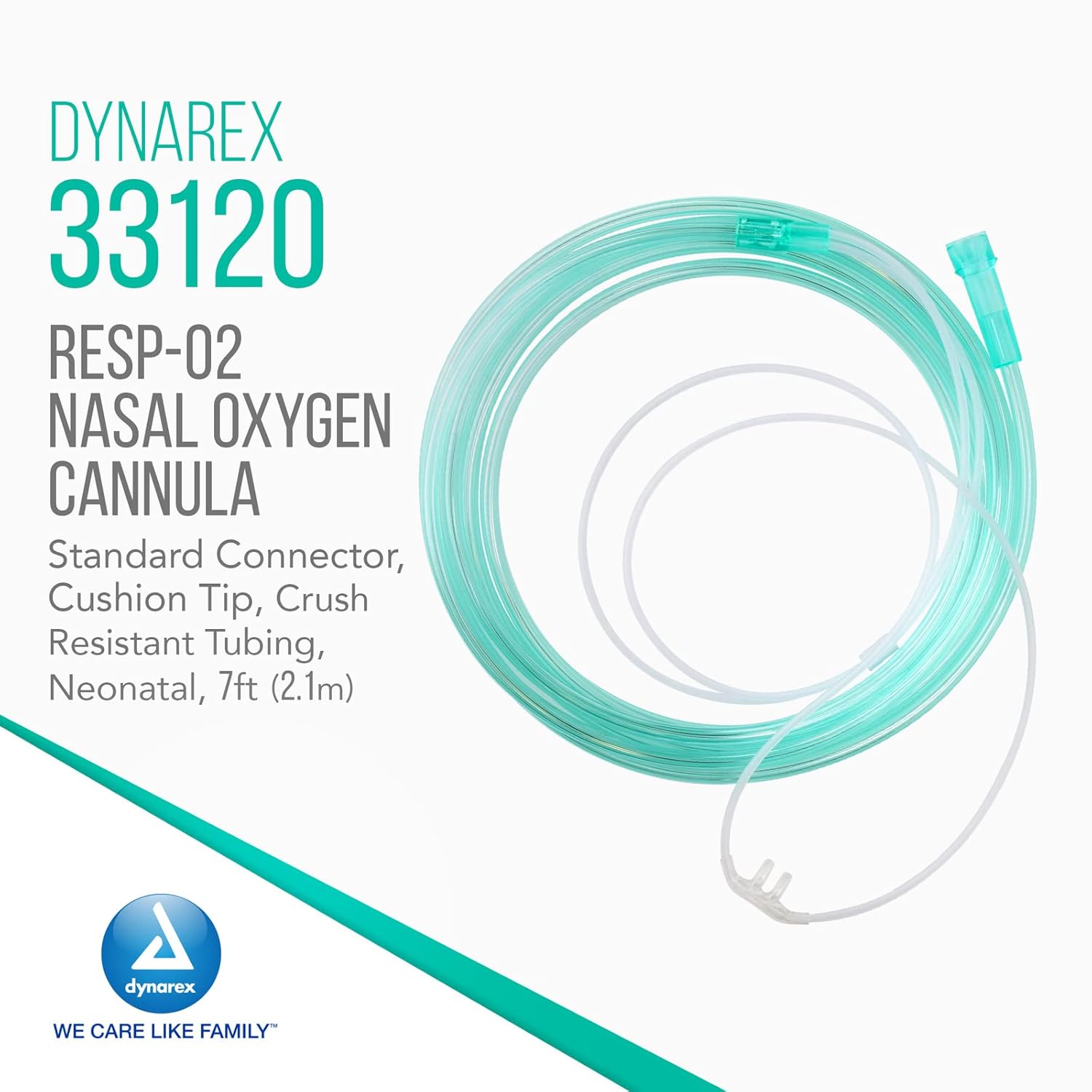 Dynarex Nasal Oxygen Cannulas - Cushion Tip