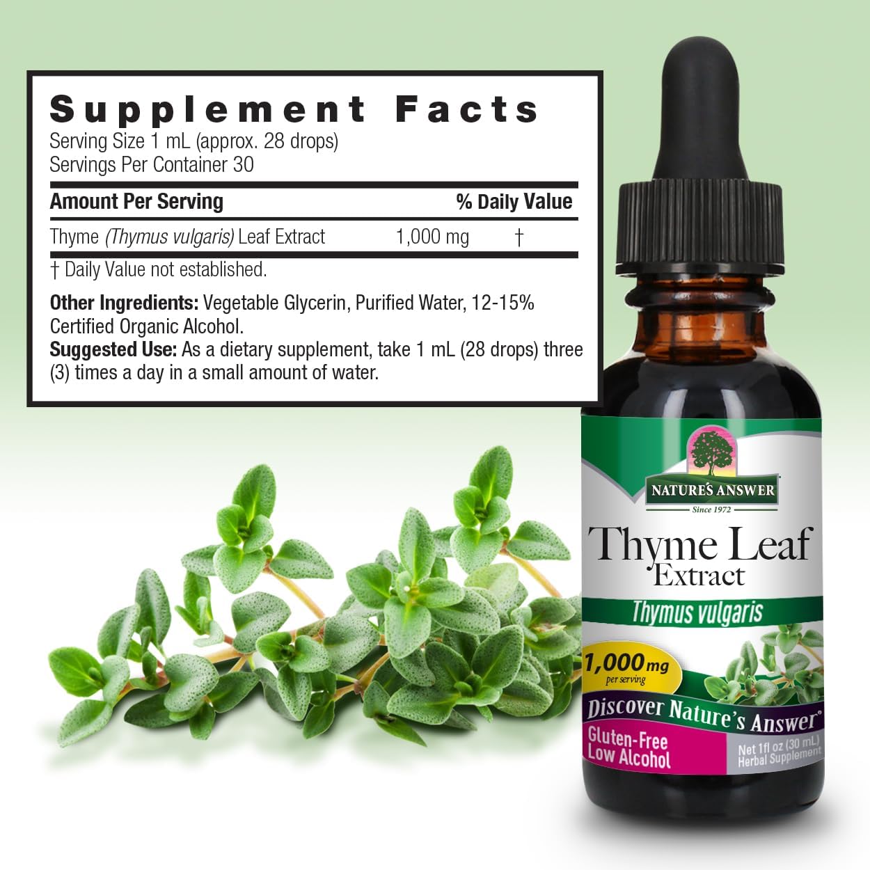 Nature's Answer - Thyme - 1 Oz