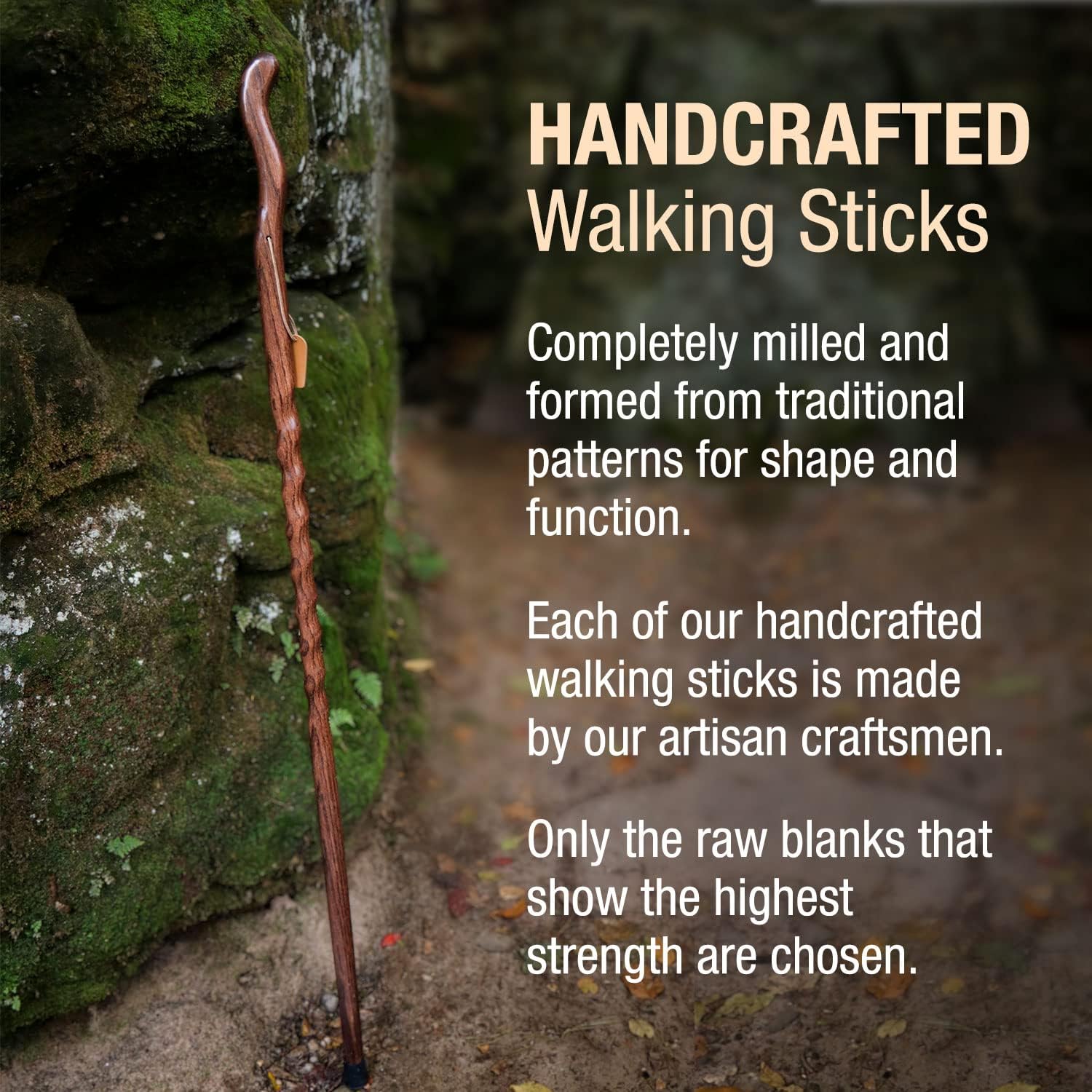 Walking Stick Brazos Twisted Fitness Walker Wood 58 Inch Height Red