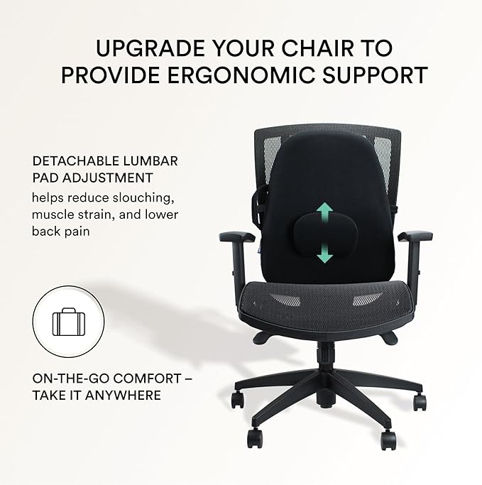 Obusforme Lowback & Massager Combo