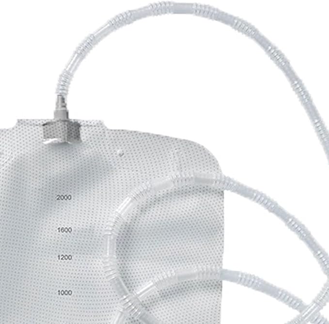 Urinary Night Drainage System Moveen Without Valve Sterile 2000 mL Vinyl, Packaging Type- Box