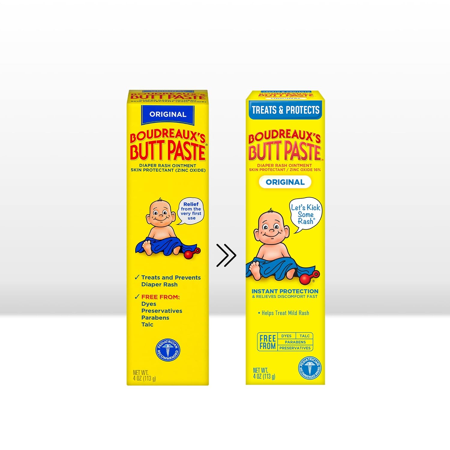 Diaper Rash Treatment Boudreaux's Butt Paste 4 oz. Tube Scented Cream,Packaging Type- Each