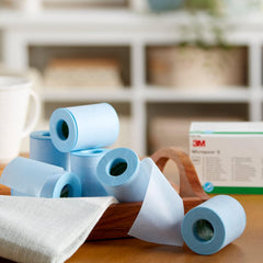 Medical Tape 3M Micropore S Blue 2 Inch X 5-1/2 Yard Silicone NonSterile | 10BOX/CASE