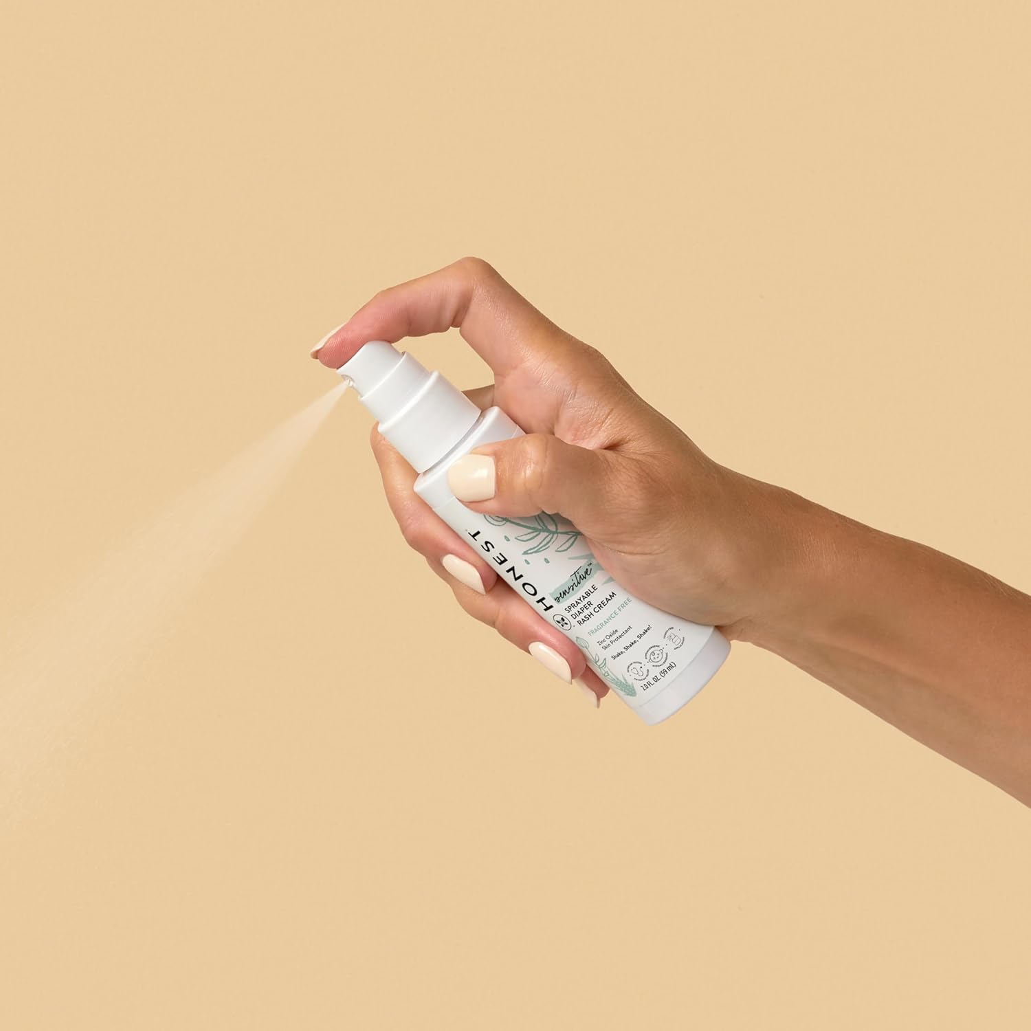 the honest company diaper rash cream spray 1 each 2 fz
