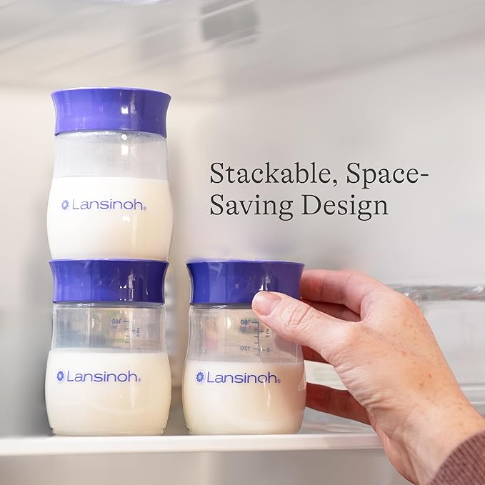 Breast Milk Collection Bottle Lansinoh 4 oz. Silicone,Packaging Type- Each