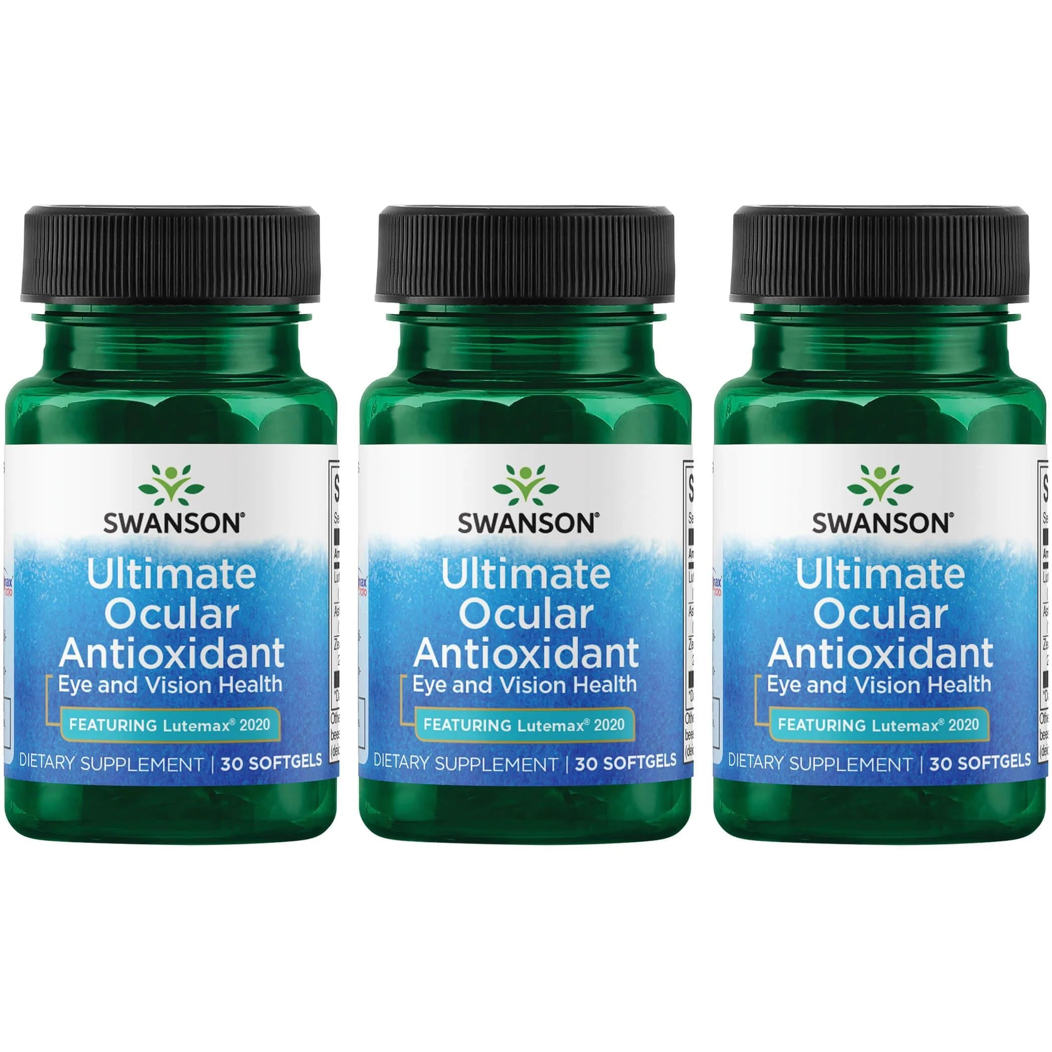 Ultimate Ocular Antioxidant - Featuring Lutemax 2020 30 Sgels 3 Pack