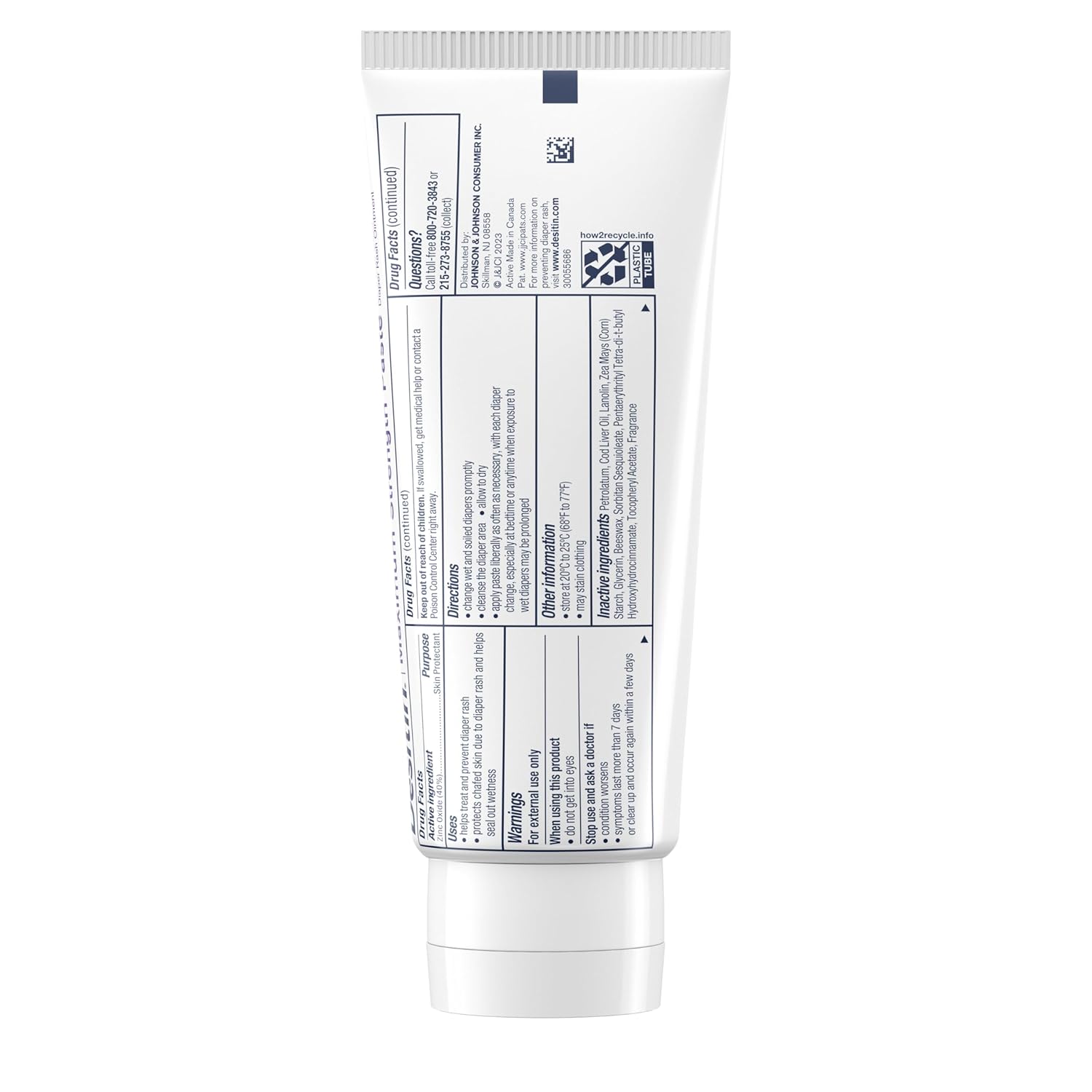 Diaper Rash Treatment Desitin Maximum Strength 4 oz. Tube Scented Paste,Packaging Type- Each