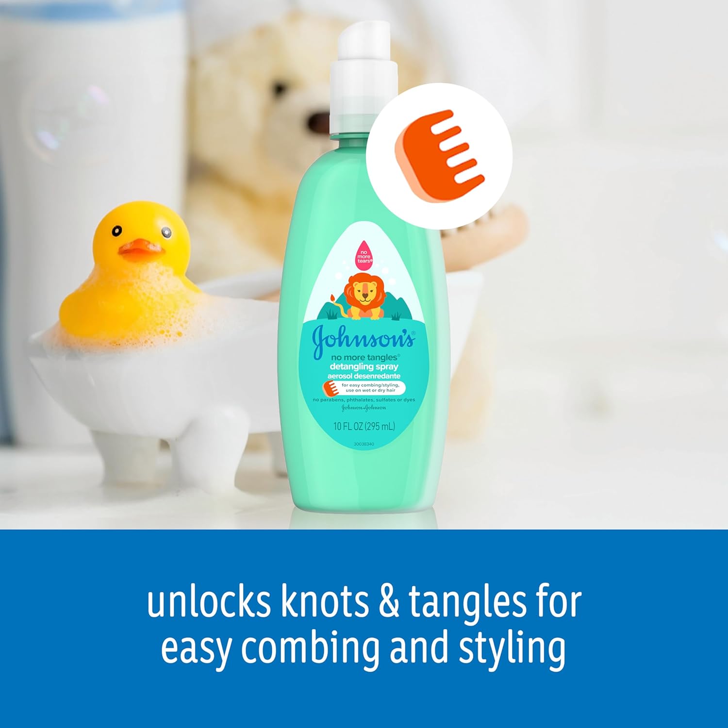Detangling Spray Johnson's No More Tangles 10 oz. Bottle,  Packaging Type- Each