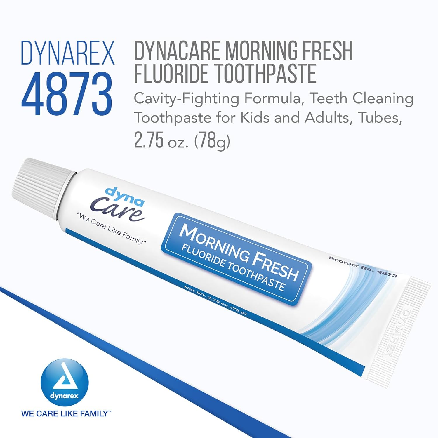 Dynarex Morning Fresh Mint Toothpaste with Fluoride