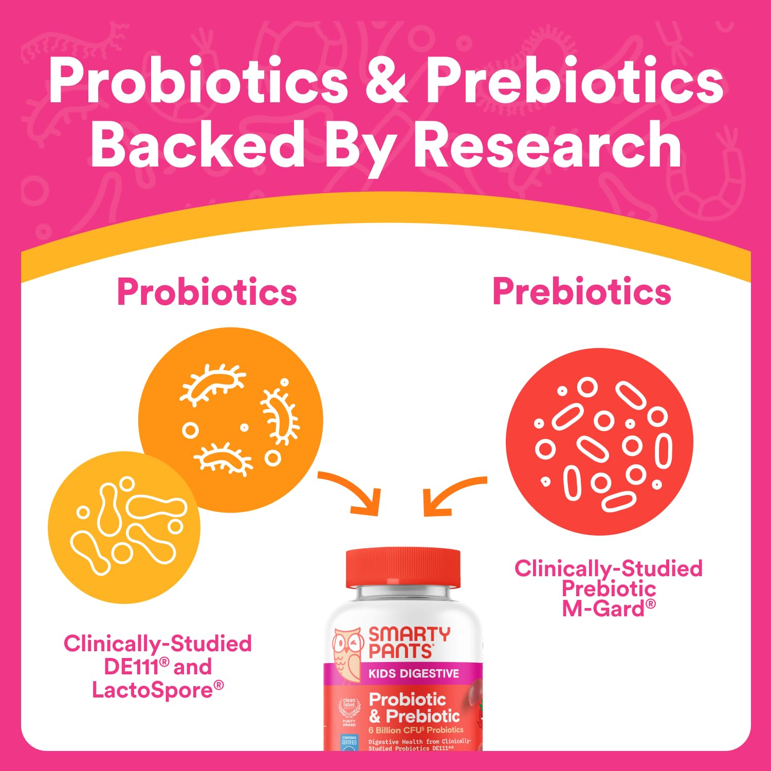 smartypants kids probiotic straw creme 60 count