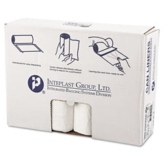 Trash Bag Inteplast Group 16 gal. White LLDPE 0.50 mil 24 X 32 Inch Star Seal Bottom Coreless Roll, Packaging Type- Case