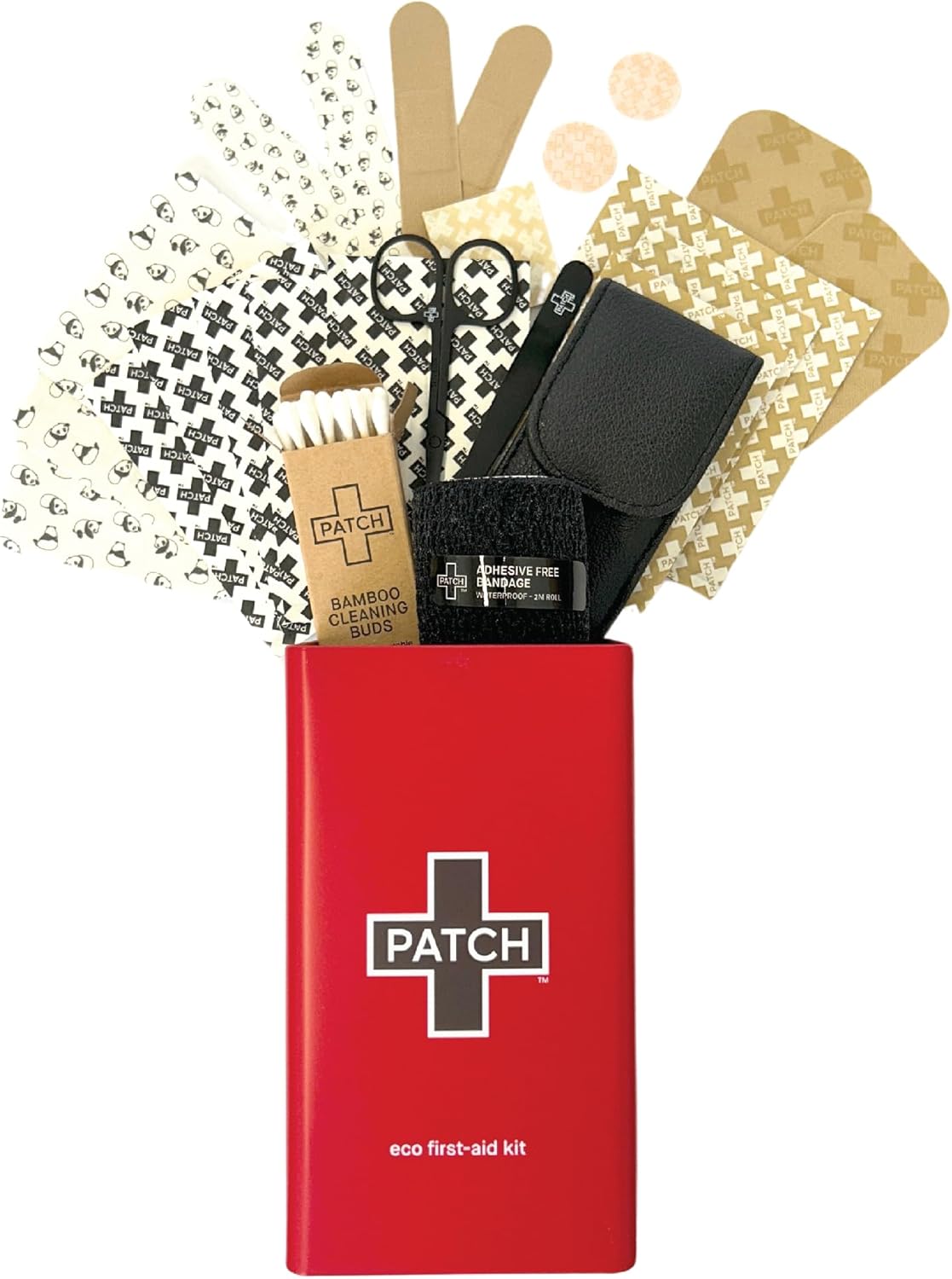 First Aid Kit PATCH Eco Tin Container, Packaging Type- Case
