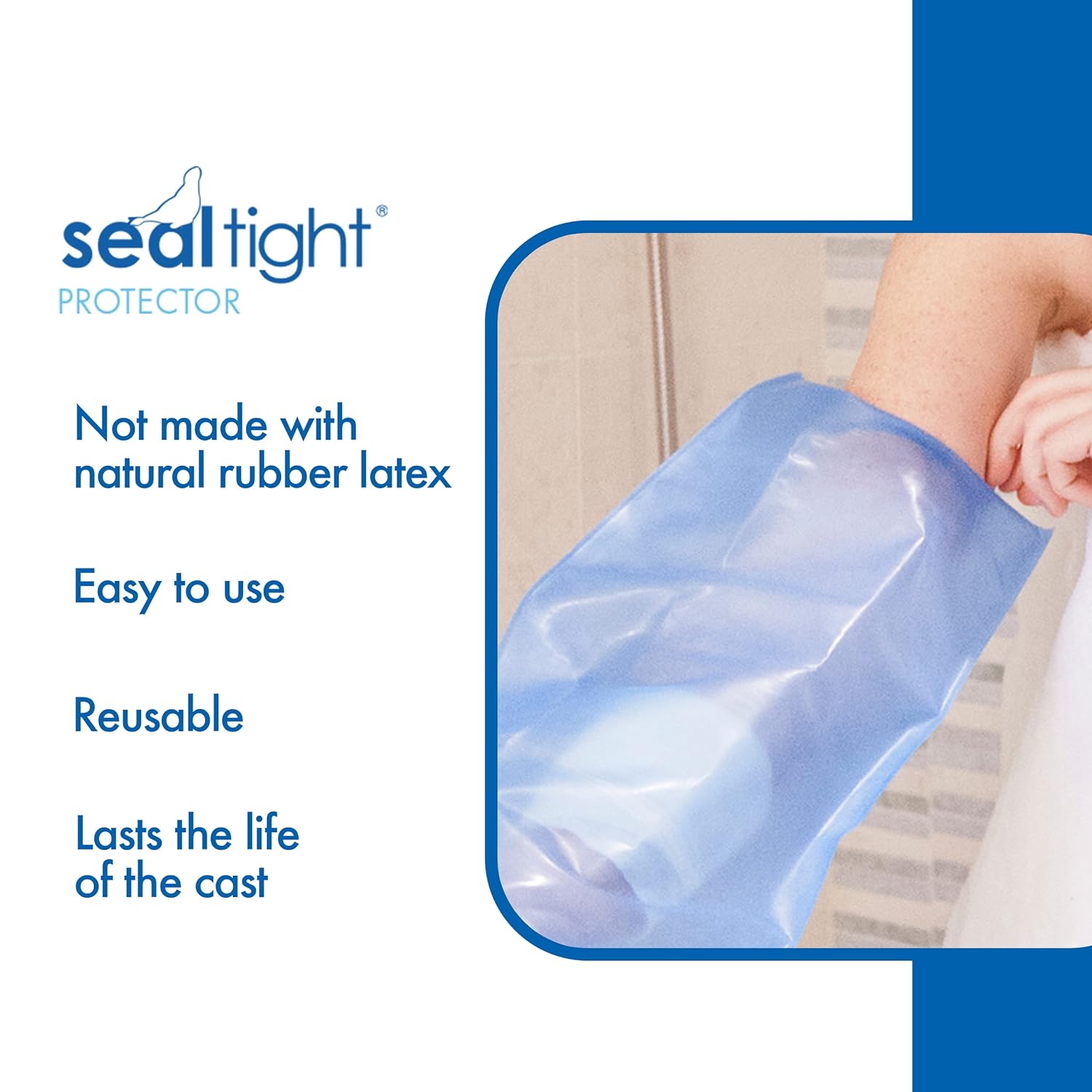 Seal-tight Knee Cast And Bandage Protector  Large