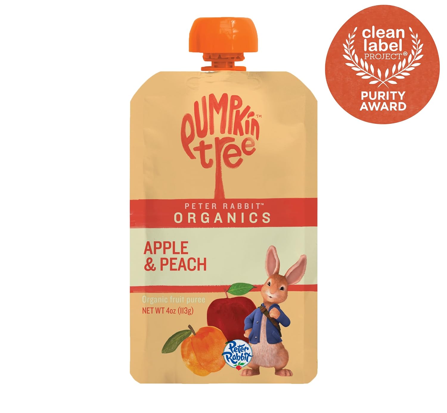 Peter Rabbit Organics Fruit Snacks - Peach And Apple - Case Of 10 - 4 Oz.