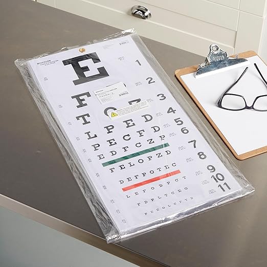 Eye Chart McKesson 20 Foot Distance Acuity Test