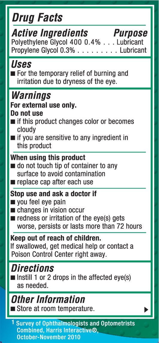 Lubricante ocular Systane, gotas para los ojos de 0.5 oz. Tipo de envase: individual