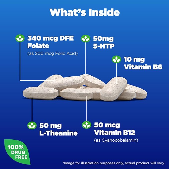 Natrol Mood Positive 5-htp - 50 Tablets