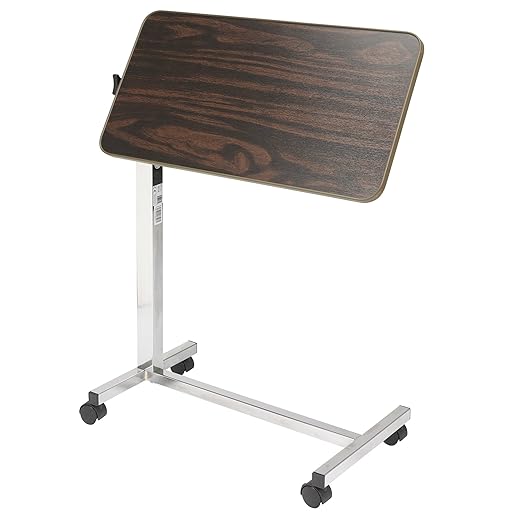 Overbed Table Drive Tilt-Top Automatic Spring Assisted Lift 23-1/2 to 33 Inch Height Range,Packaging Type- Each