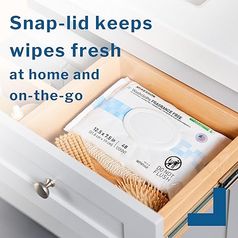 Personal Cleansing Wipe McKesson Soft Pack Unscented 48 Count